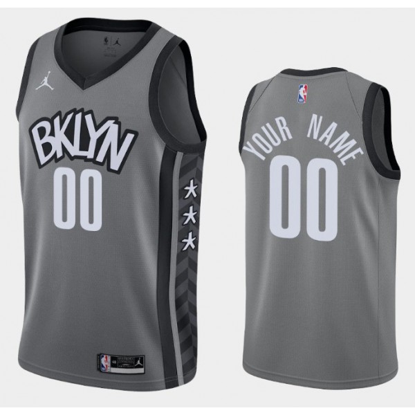 Brooklyn Nets Trikot Benutzerdefinierte 2020-2021 Jordan Brand Statement Edition Swingman - Herren Brooklyn Nets Trikot Benutzerdefinierte 2020-2021 Jordan Brand Statement Edition Swingman - Herren